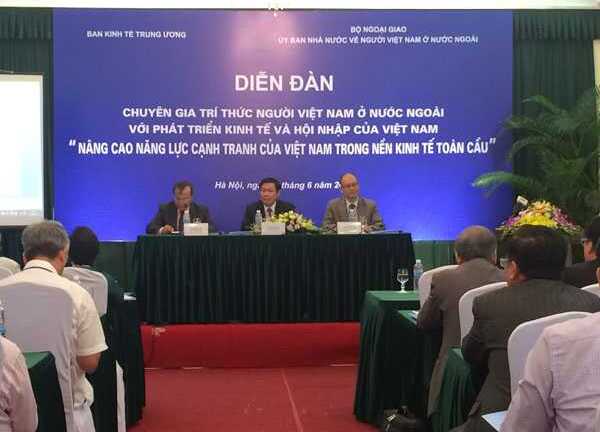 Ban Kinh tế Trung ương mở Diễn đàn thu hút trí tuệ kiều bào góp sức cho sự phát triển kinh tế