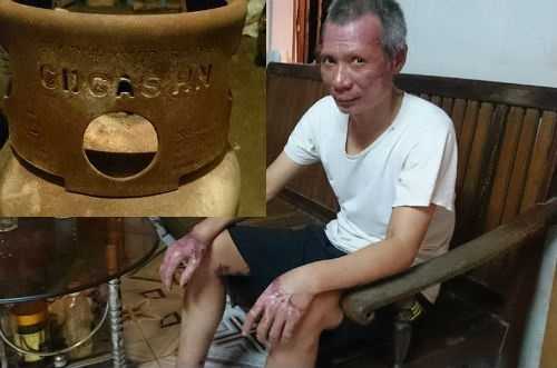 Người đàn ông liều chết ôm quả 'bom gas' đang cháy cứu vợ và hàng chục học sinh