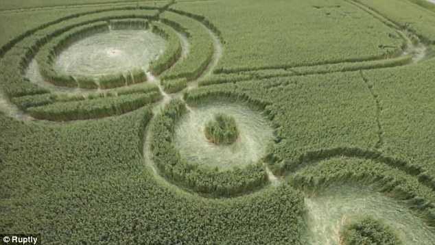 Vòng tròn ma quái trên cánh đồng ở Nga là của người ngoài hành tinh?