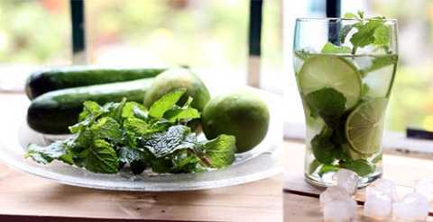 Chỉ 5 phút để có ly nước chanh tươi dưa leo ngon tuyệt