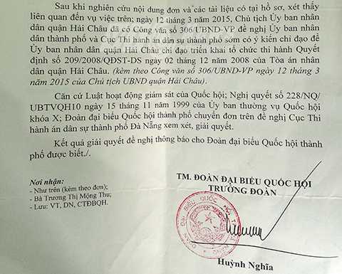 Chuyện khó tin ở Đà Nẵng: Bản án gần 7 năm vẫn chưa được thi hành