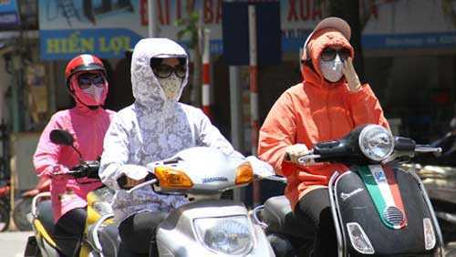 Nắng nóng bùng phát trở lại Bắc Bộ sau bão số 1