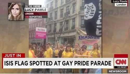 Hãng CNN gây sốc vì nhầm cờ IS với cờ quảng cáo đồ chơi người lớn