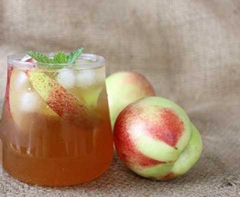 Trà đào mát lịm càng uống càng mê