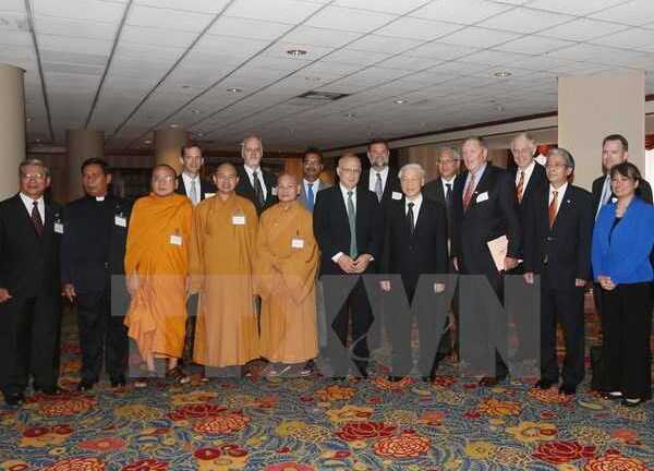 Tổng Bí thư Nguyễn Phú Trọng tiếp các lãnh đạo tôn giáo Hoa Kỳ