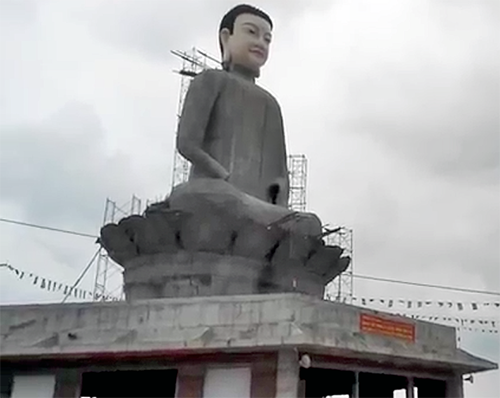Tượng Phật cao nhất miền Bắc đổ sập: Sư trụ trì đi Úc từ 20 ngày trước