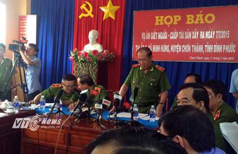 TRỰC TIẾP: Bộ Công an chủ trì họp báo thông tin vụ thảm sát man rợ Bình Phước