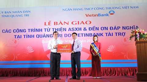 Sáng mãi nghĩa tình VietinBank với quê hương Quảng Trị anh hùng