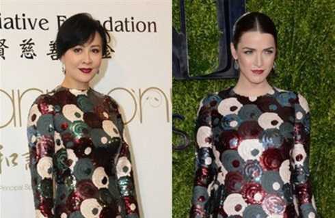 So gu thẩm mỹ của sao châu Á khi mặc đụng đồ