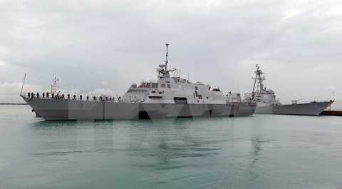 Hải quân Mỹ hoàn tất cuộc tuần tra phối hợp trên Biển Đông