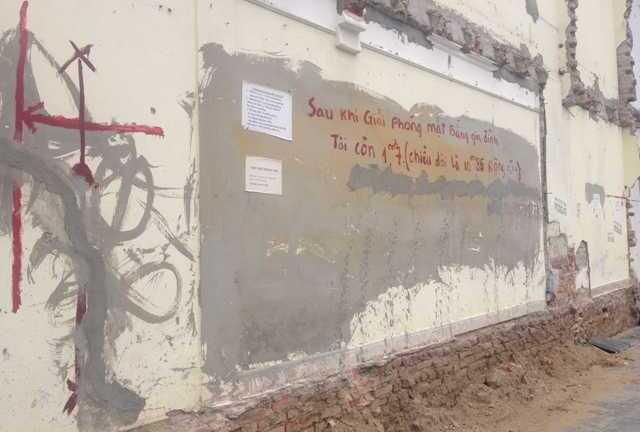 Bức tường được rao bán 1 tỷ đồng ở Hà Nội