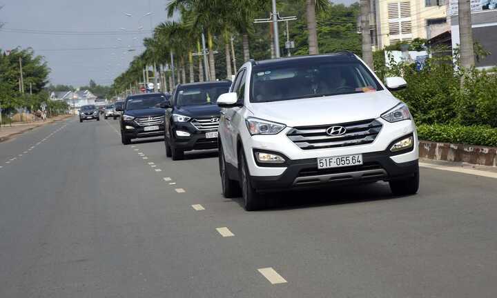 Trải nghiệm Hyundai SantaFe 2015 hành trình TP HCM - Mũi Né
