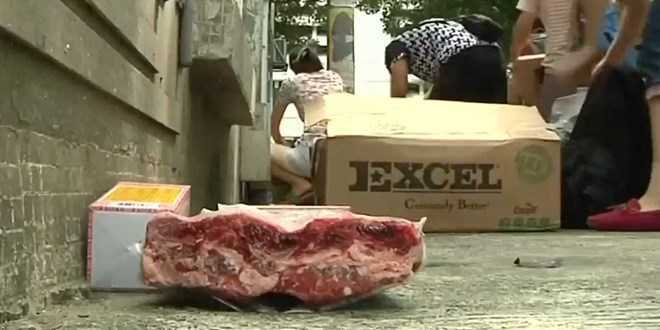 Thịt thối 40 năm tràn lan trên đường phố Trung Quốc