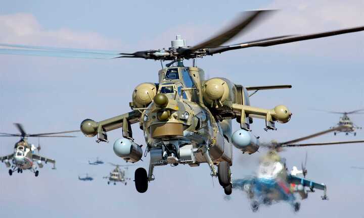 Video: Trực thăng chiến đấu Mi-28 Nga bị rơi, phi công thoát chết