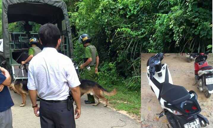 Nghi can dùng súng cướp xe ở Huế bị bắt trong một quán ăn