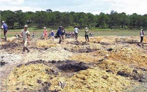 Khai thác thiếc lậu, 2 người chết vì sập hầm