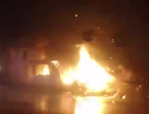 Clip: Rò rỉ khí gas, căn nhà nổ tung