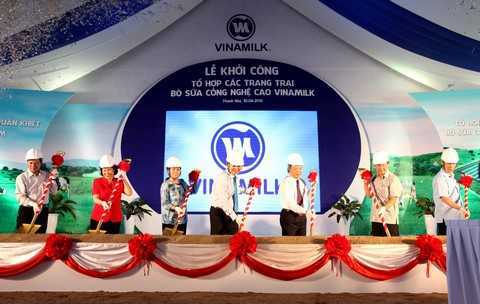 Vinamilk khởi công tổ hợp các trang trại bò sữa công nghệ cao tại Thanh Hóa