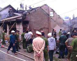 Cháy nhà trẻ tư nhân, ba nhà bị thiêu rụi