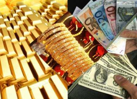 Giá vàng, USD tăng theo chiều dựng đứng