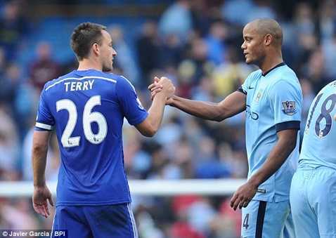 Terry, Kompany quyết định thành bại trận đại chiến Man City - Chelsea