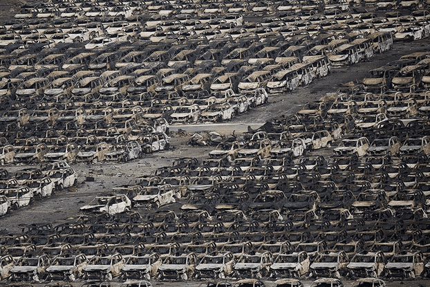 Volkswagen mất trắng 2.750 xe mới tinh trong vụ nổ cảng Thiên Tân