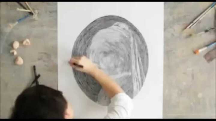 Clip: Kinh ngạc với bức chân dung vẽ bằng một nét bút duy nhất