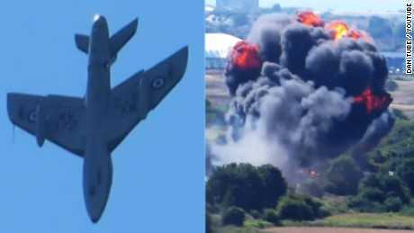 Chiến đấu cơ Anh rơi khi trình diễn, 7 người thiệt mạng