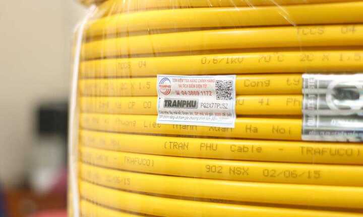 Trở thành Thương hiệu Quốc gia, dây điện Trần Phú bị làm giả