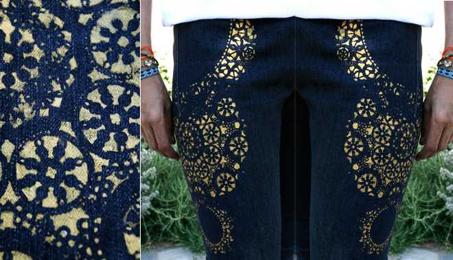 DIY: Tự tay trang trí quần jeans đẹp và độc