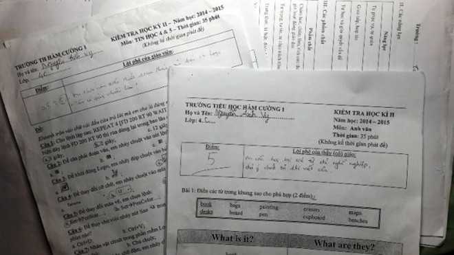Lập bài thi khống cho học sinh, hiệu trưởng viết kiểm điểm