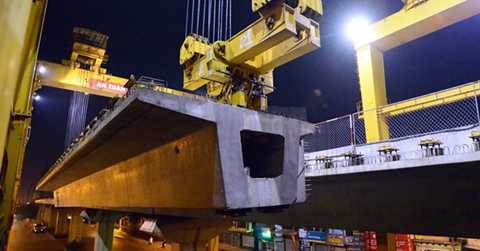Tập đoàn Nam Cường đòi bãi đúc dầm đường sắt trên cao