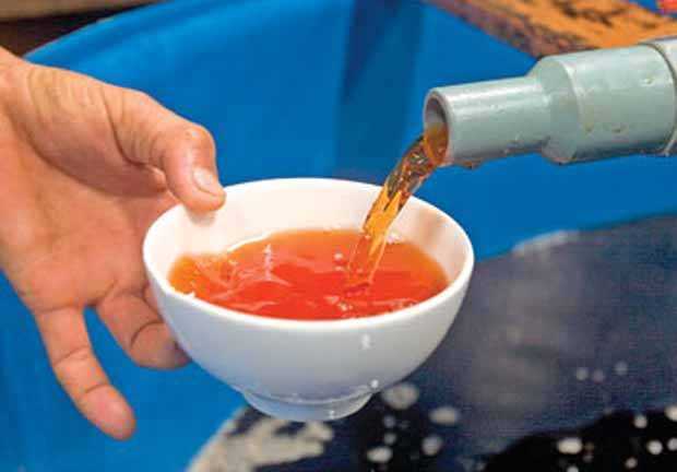 Pha chế hàng vạn chai nước mắm giả từ nước sôi, mì chính