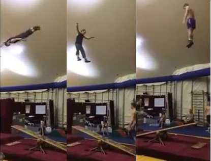 Clip: Nhảy bập bênh theo kiểu ‘không thể tin nổi’