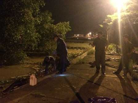 Thi thể nam thanh niên nổi trên sông