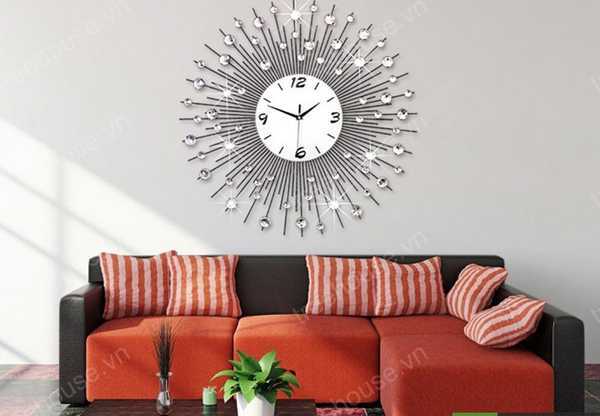 Những cấm kỵ khi treo đồng hồ trong phòng khách