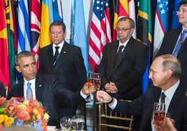 Video: Màn xã giao 'lạnh nhạt' giữa Putin và Obama