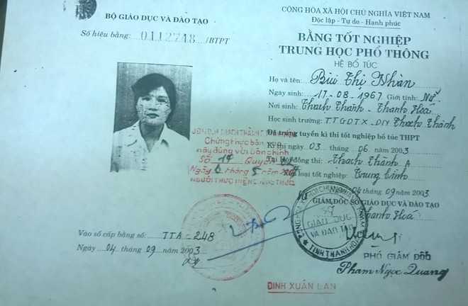 Hiệu phó trường mầm non bị tố mua bằng THPT