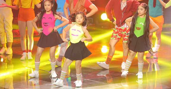 Ba thí sinh nhí đội Giang-Hồ 'bùng nổ' với 'Lý cây đa' remix