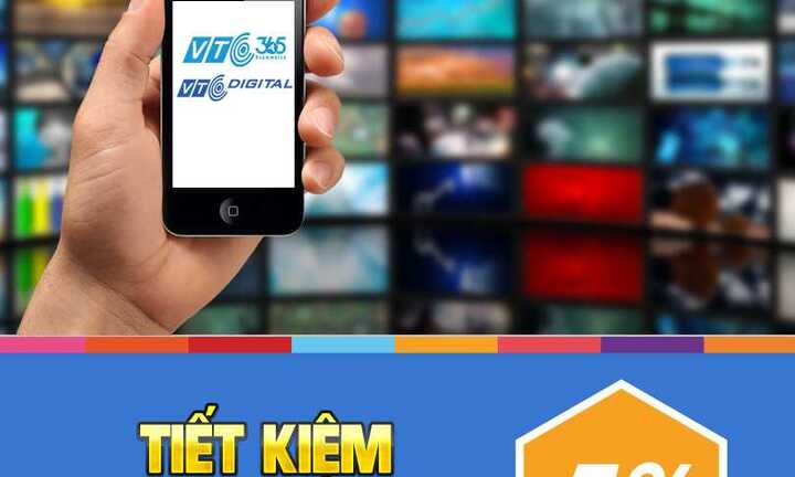 Giảm giá 5% khi gia hạn truyền hình số VTC trực tuyến