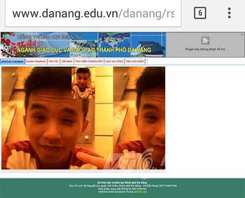 Website Sở GD-ĐT Đà Nẵng bị tấn công