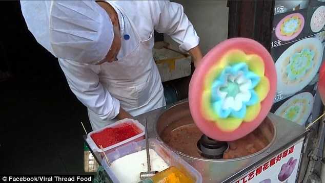 Clip: Xem người Trung Quốc làm kẹo bông 'thần thánh'