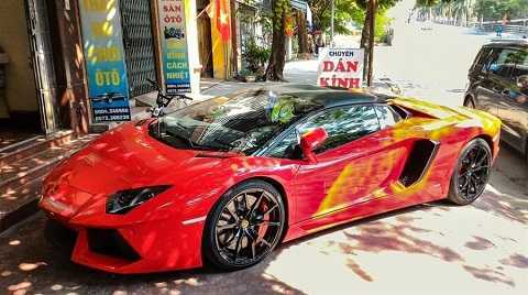 Siêu xe Lamborghini Aventador Roadster độc nhất Việt Nam