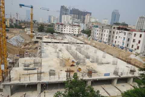 Imperia Garden thi công vượt tiến độ dự kiến 1 tháng