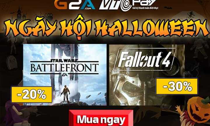 Sở hữu hàng loạt game bom tấn giá rẻ dịp Halloween