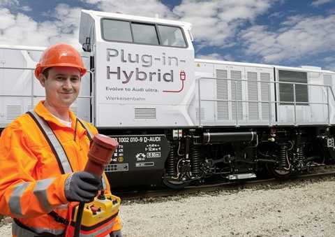 Audi phát triển đầu máy xe lửa hybrid sức kéo 1.000 mã lực