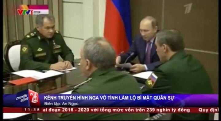 Video: Kênh truyền hình Nga vô tình làm lộ bí mật quân sự
