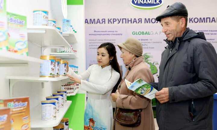 Sản phẩm Vinamilk đã chiếm được cảm tình của người dân Matxcova