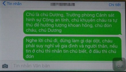 Trưởng phòng CSĐT nhắn tin khuyên hung thủ giết người ra đầu thú