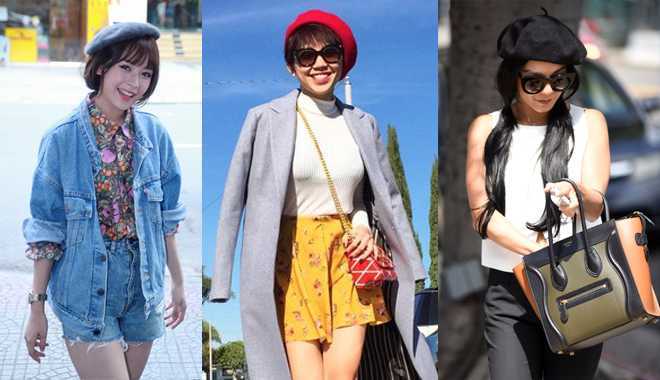 Cách phối mũ nồi sành điệu cho mùa thu đông